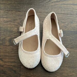 Zara Tan Dress Shoes Elegant Mary Jane Style